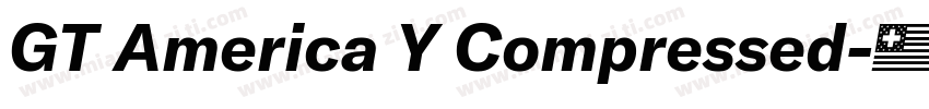 GT America Y Compressed字体转换
